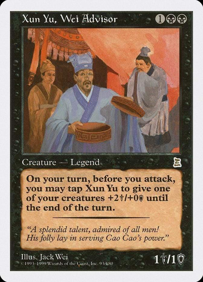 Magic: The Gathering MTG Single Xun Yu, Wei Advisor [Portal Three Kingdoms]