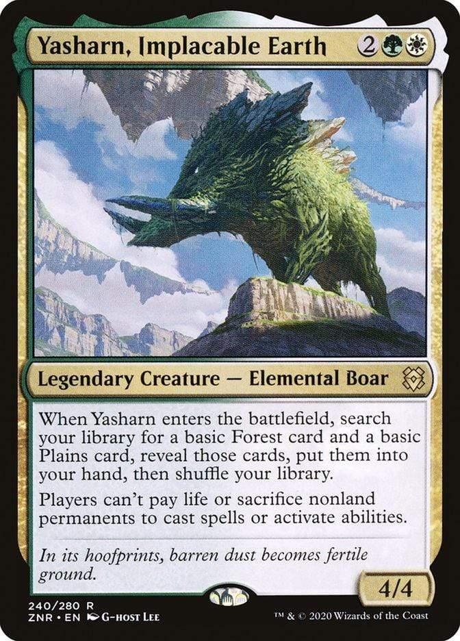 Magic: The Gathering MTG Single Yasharn, Implacable Earth [Zendikar Rising]