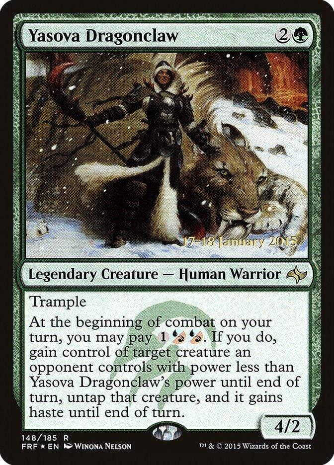 Magic: The Gathering MTG Single Yasova Dragonclaw  [Fate Reforged Prerelease Promos]