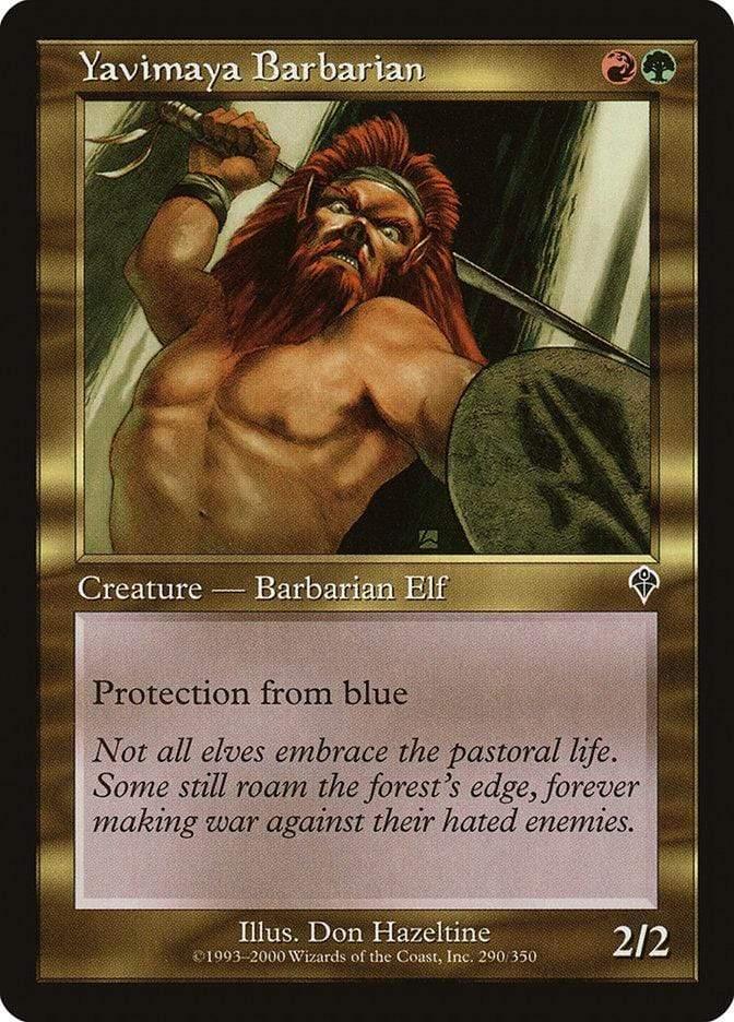 Magic: The Gathering MTG Single Yavimaya Barbarian [Invasion]