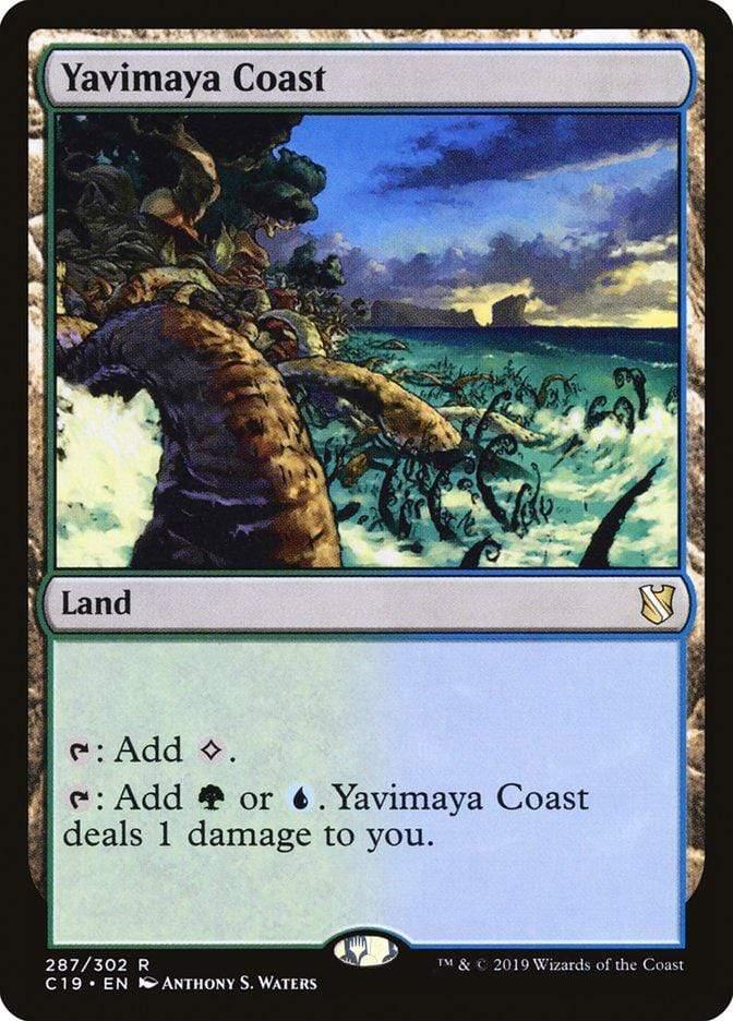 Magic: The Gathering MTG Single Yavimaya Coast [Commander 2019]