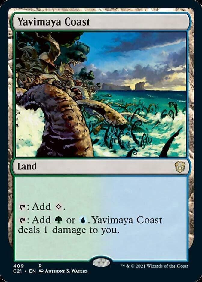 Magic: The Gathering MTG Single Yavimaya Coast [Commander 2021]