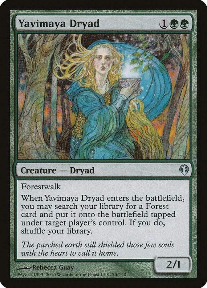 Magic: The Gathering MTG Single Yavimaya Dryad [Archenemy]