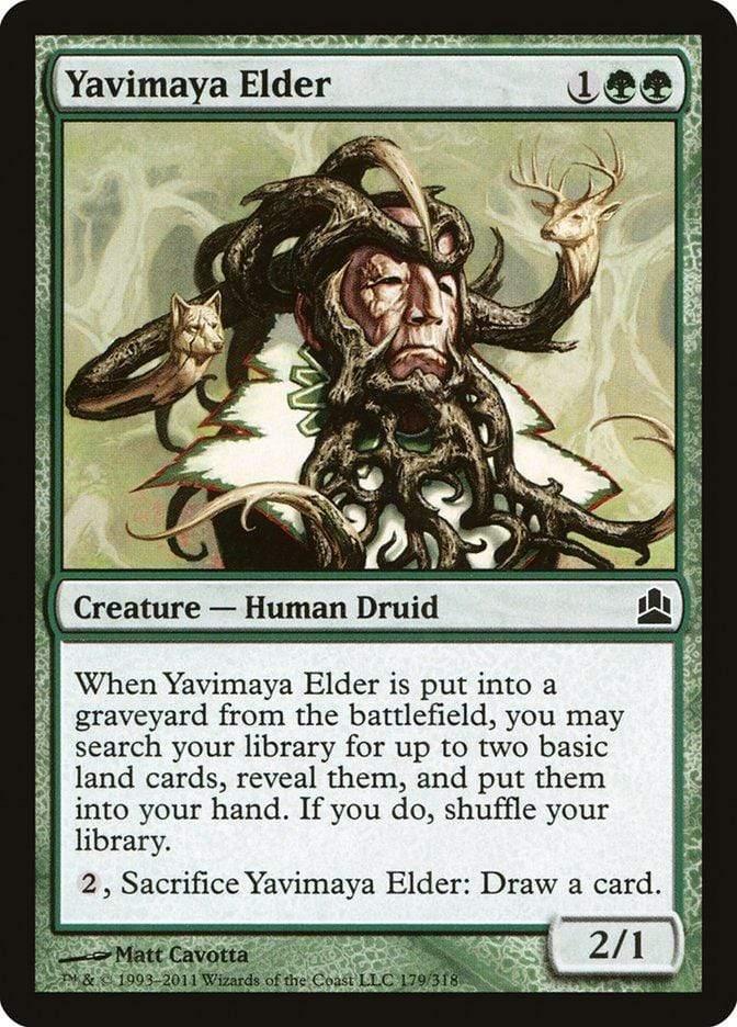 Magic: The Gathering MTG Single Yavimaya Elder [Commander 2011]