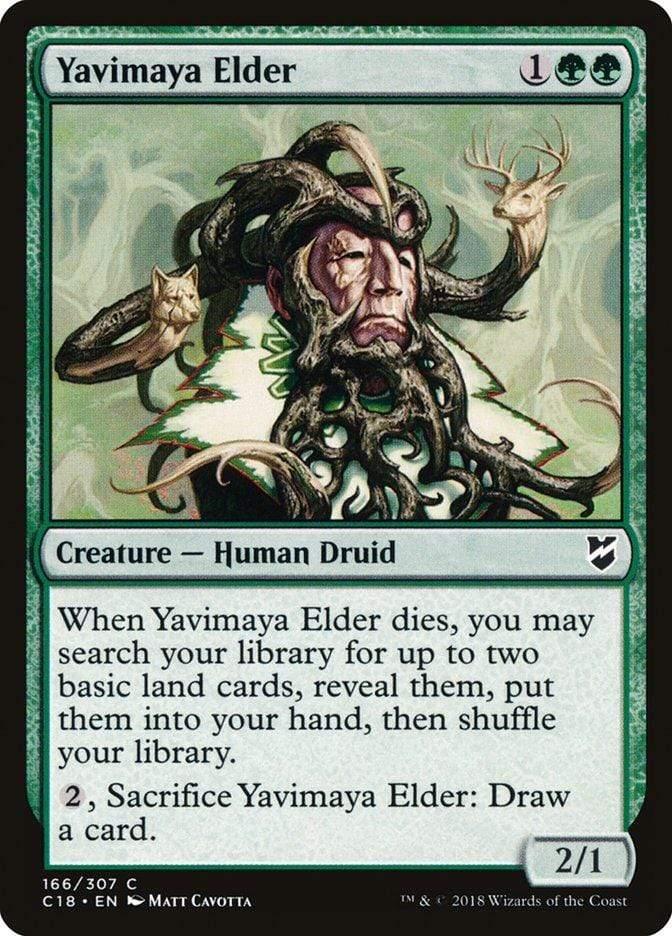 Magic: The Gathering MTG Single Yavimaya Elder [Commander 2018]