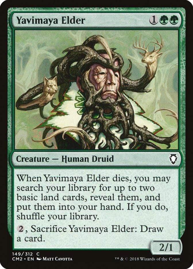 Magic: The Gathering MTG Single Yavimaya Elder [Commander Anthology Volume II]