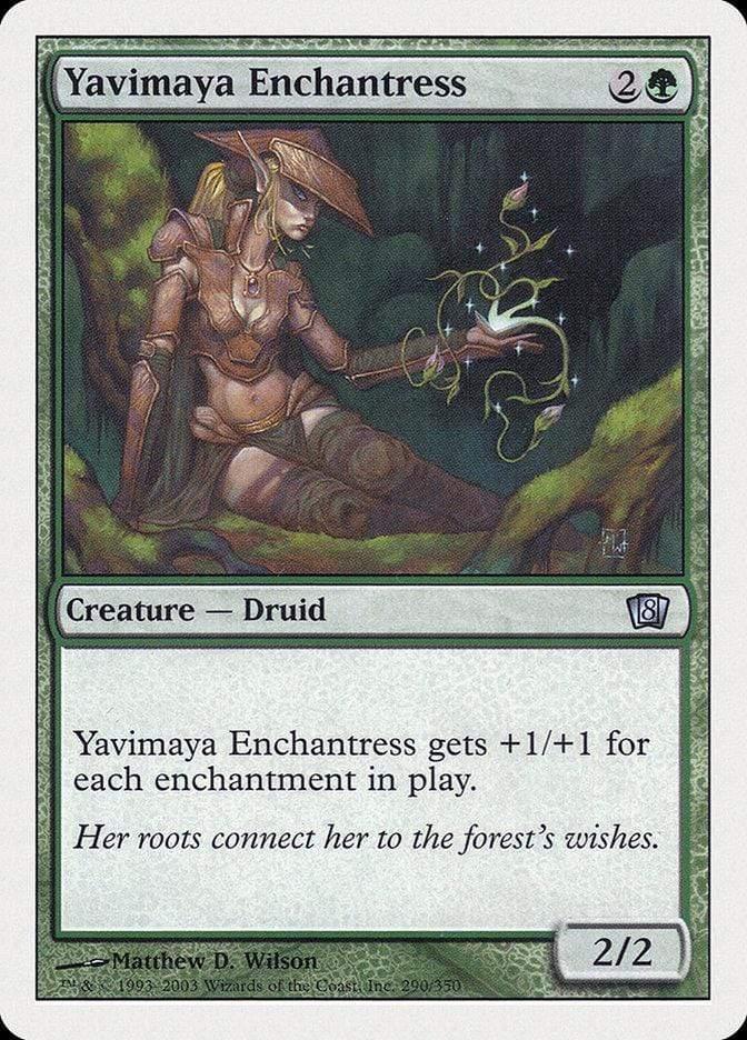 Magic: The Gathering MTG Single Yavimaya Enchantress [Eighth Edition]