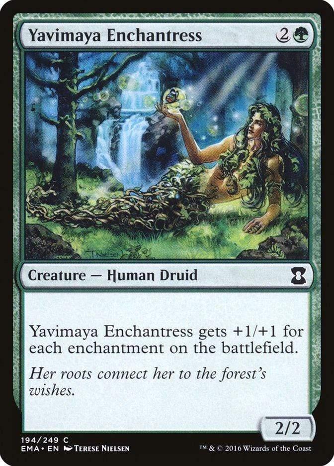Magic: The Gathering MTG Single Yavimaya Enchantress [Eternal Masters]