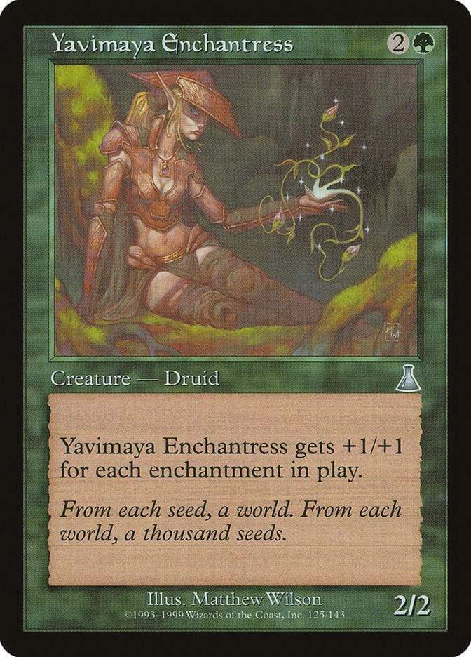 Magic: The Gathering MTG Single Yavimaya Enchantress [Urza's Destiny]