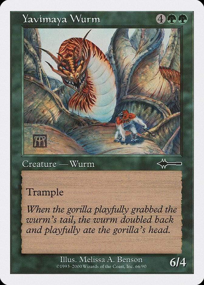 Magic: The Gathering MTG Single Yavimaya Wurm [Beatdown Box Set]