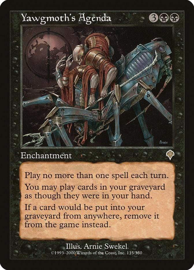 Magic: The Gathering MTG Single Yawgmoth's Agenda [Invasion]