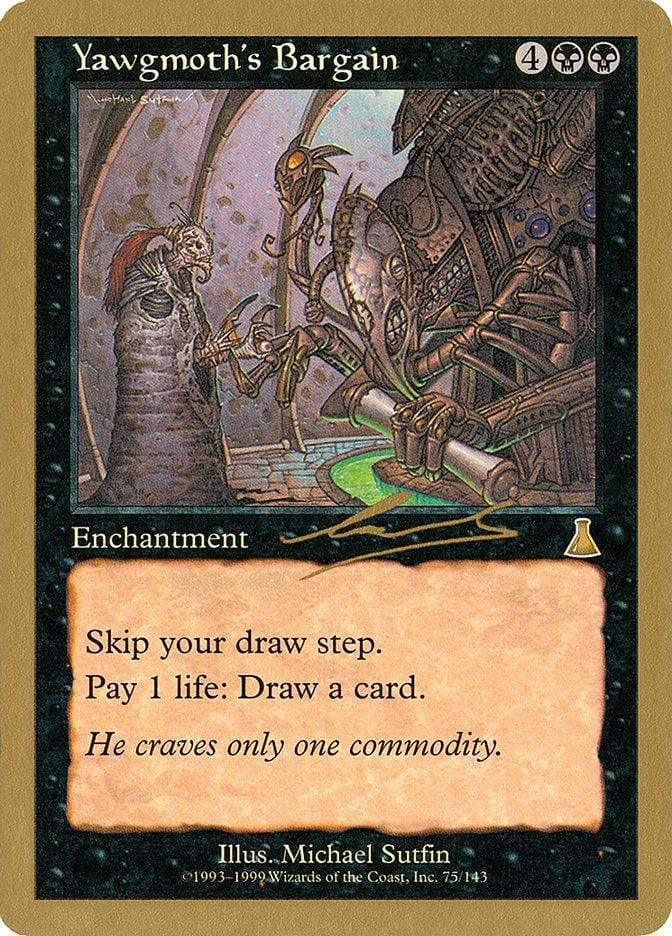 Magic: The Gathering MTG Single Yawgmoth's Bargain [World Championship Decks 2000]