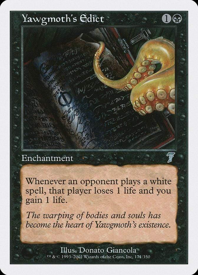 Magic: The Gathering MTG Single Yawgmoth's Edict [Seventh Edition]