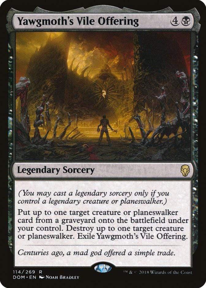 Magic: The Gathering MTG Single Yawgmoth's Vile Offering [Dominaria]
