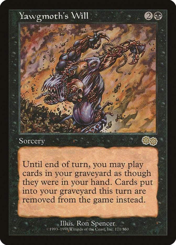 Magic: The Gathering MTG Single Yawgmoth's Will [Urza's Saga]