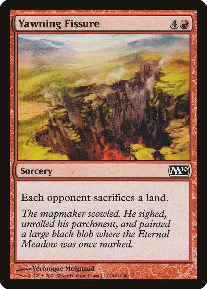 Magic: The Gathering MTG Single Yawning Fissure [Magic 2010]