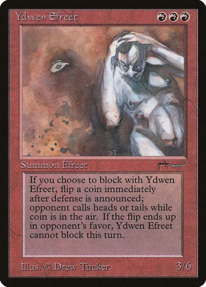 Magic: The Gathering MTG Single Ydwen Efreet [Arabian Nights]