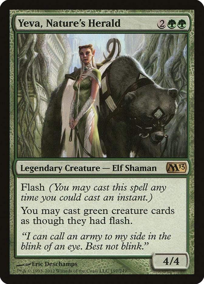 Magic: The Gathering MTG Single Yeva, Nature's Herald [Magic 2013]