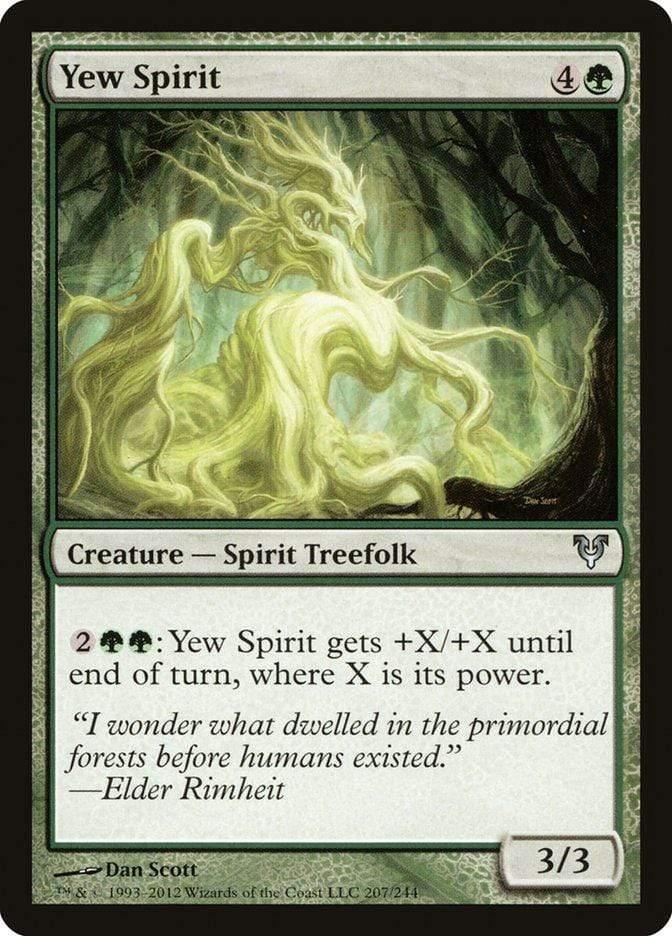 Magic: The Gathering MTG Single Yew Spirit [Avacyn Restored]