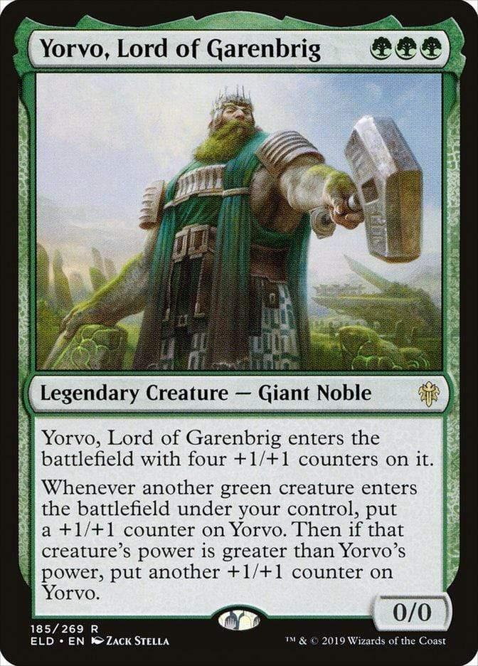 Magic: The Gathering MTG Single Yorvo, Lord of Garenbrig [Throne of Eldraine]