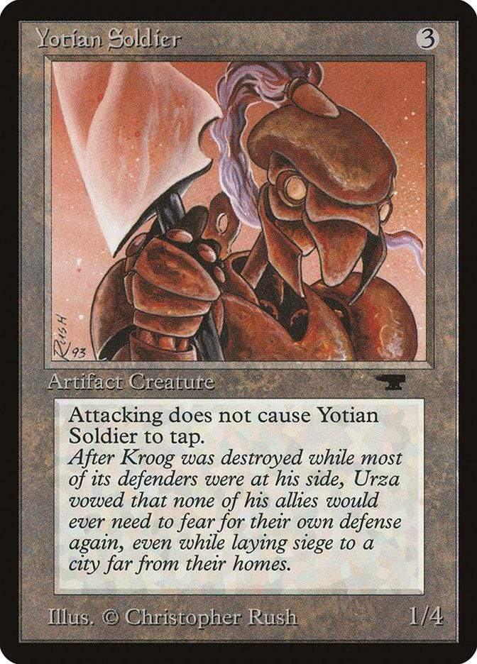Magic: The Gathering MTG Single Yotian Soldier [Antiquities]