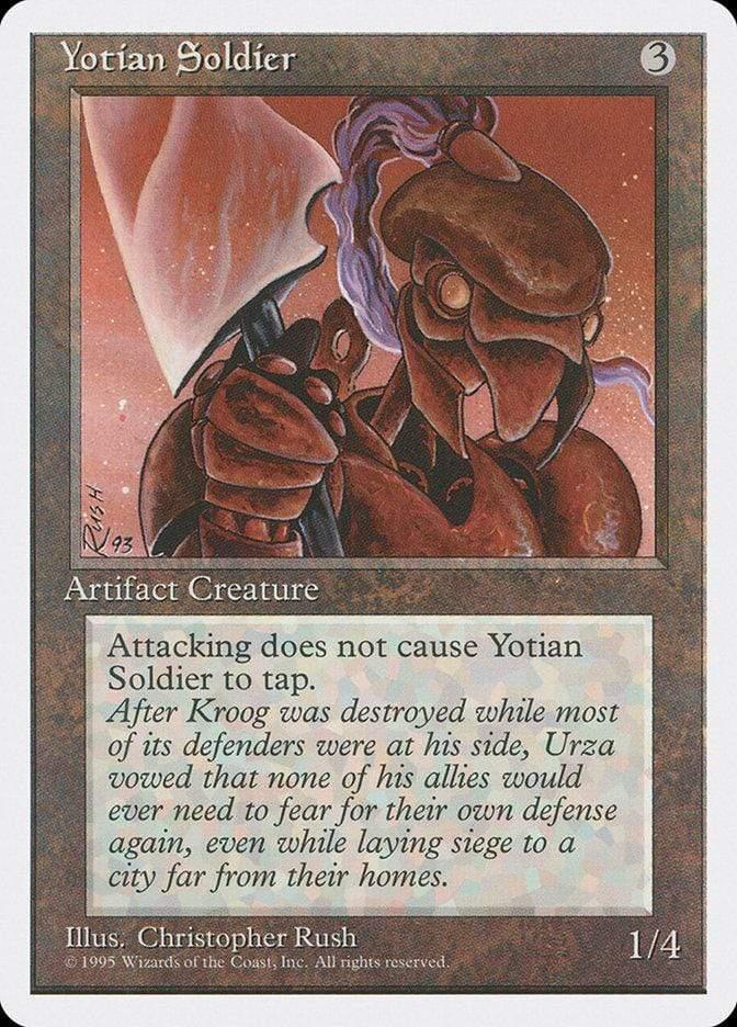 Magic: The Gathering MTG Single Yotian Soldier [Fourth Edition]