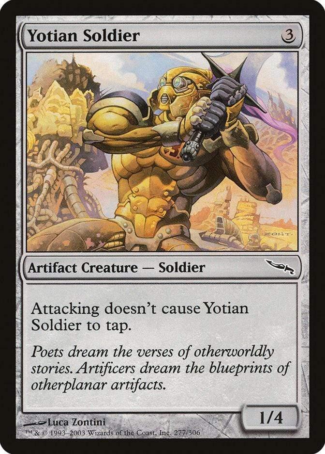 Magic: The Gathering MTG Single Yotian Soldier [Mirrodin]