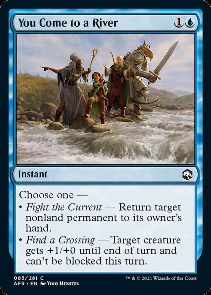 Magic: The Gathering MTG Single You Come to a River [Dungeons & Dragons: Adventures in the Forgotten Realms]