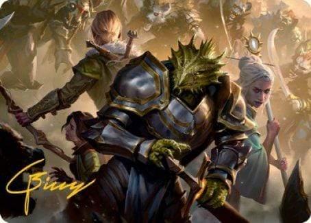 Magic: The Gathering MTG Single You Come to the Gnoll Camp Art Card (Gold-Stamped Signature) [Dungeons & Dragons: Adventures in the Forgotten Realms Art Series]