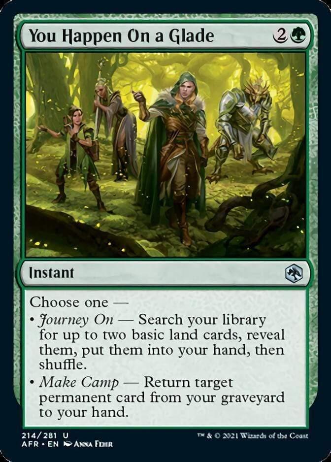 Magic: The Gathering MTG Single You Happen On a Glade [Dungeons & Dragons: Adventures in the Forgotten Realms]