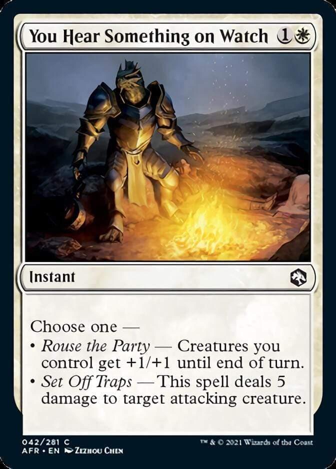 Magic: The Gathering MTG Single You Hear Something on Watch [Dungeons & Dragons: Adventures in the Forgotten Realms]