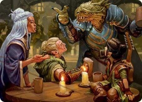 Magic: The Gathering MTG Single You Meet in a Tavern Art Card [Dungeons & Dragons: Adventures in the Forgotten Realms Art Series]