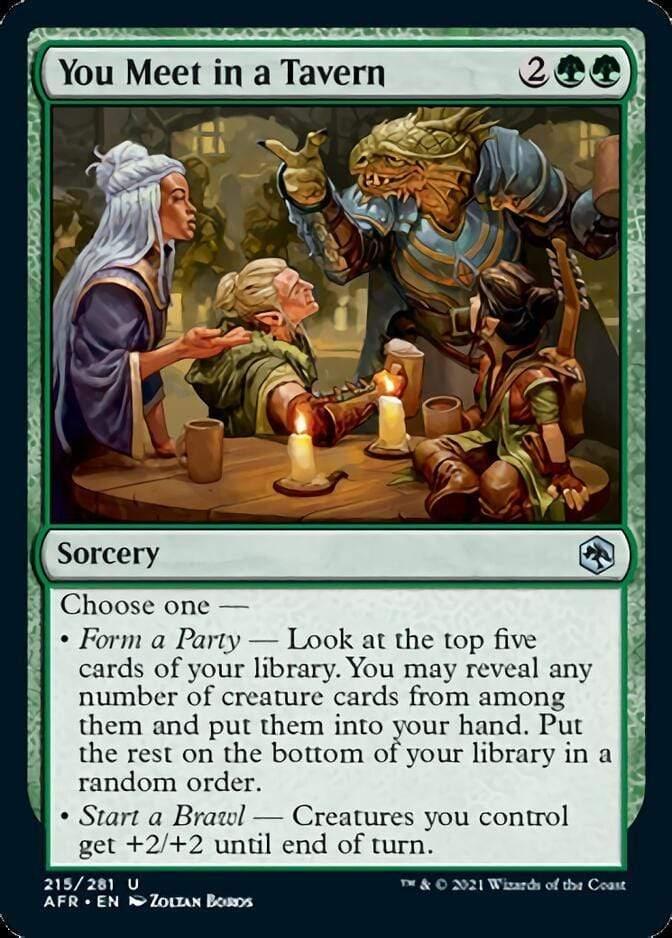 Magic: The Gathering MTG Single You Meet in a Tavern [Dungeons & Dragons: Adventures in the Forgotten Realms]
