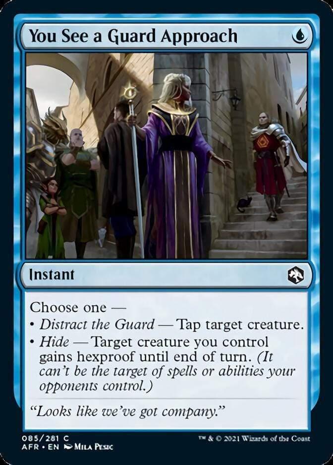 Magic: The Gathering MTG Single You See a Guard Approach [Dungeons & Dragons: Adventures in the Forgotten Realms]