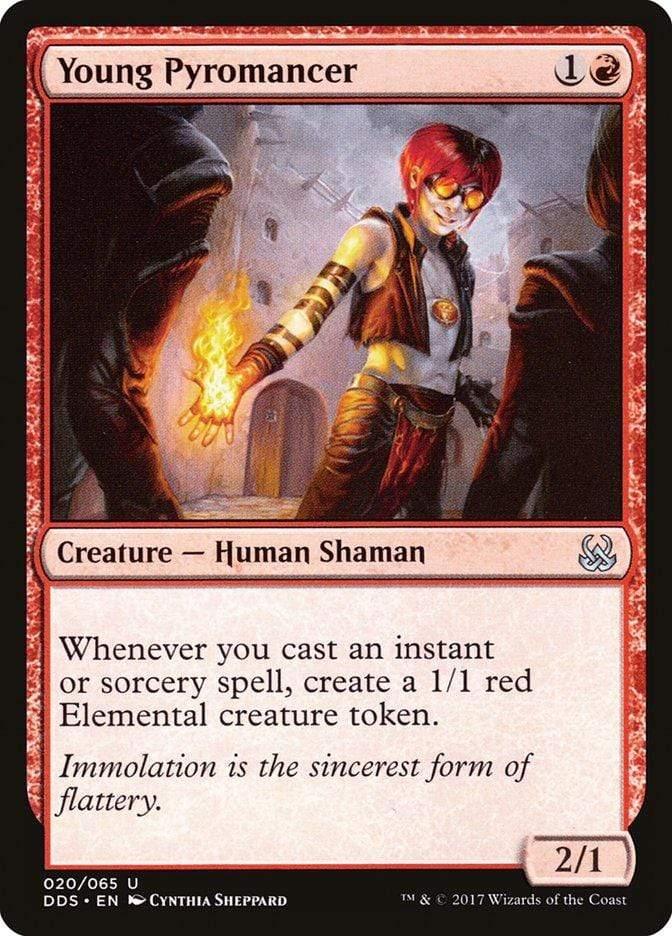 Magic: The Gathering MTG Single Young Pyromancer [Duel Decks: Mind vs. Might]