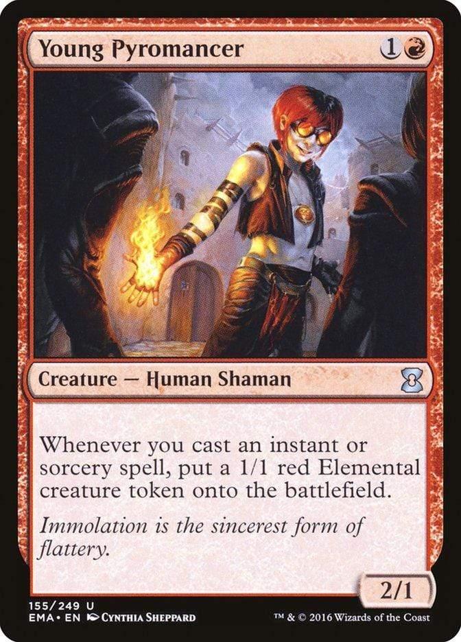 Magic: The Gathering MTG Single Young Pyromancer [Eternal Masters]