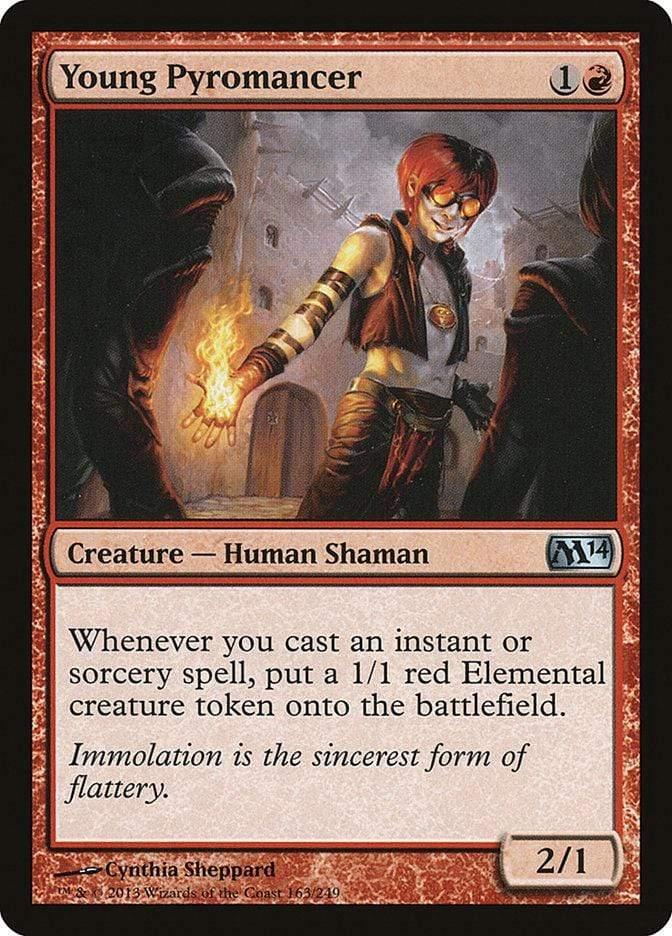 Magic: The Gathering MTG Single Young Pyromancer [Magic 2014]