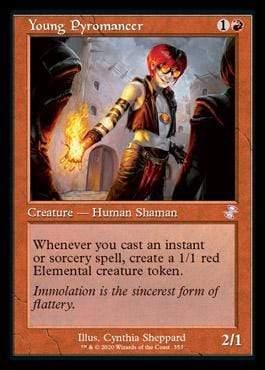 Magic: The Gathering MTG Single Young Pyromancer (Timeshifted) [Time Spiral Remastered]