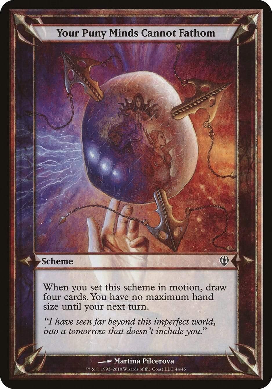 Magic: The Gathering MTG Single Your Puny Minds Cannot Fathom (Schemes) [Archenemy Schemes]