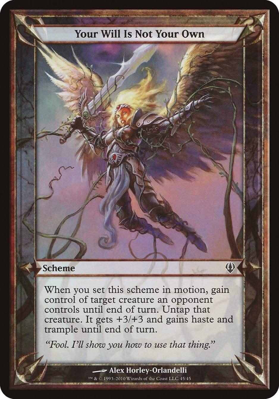 Magic: The Gathering MTG Single Your Will Is Not Your Own (Schemes) [Archenemy Schemes]