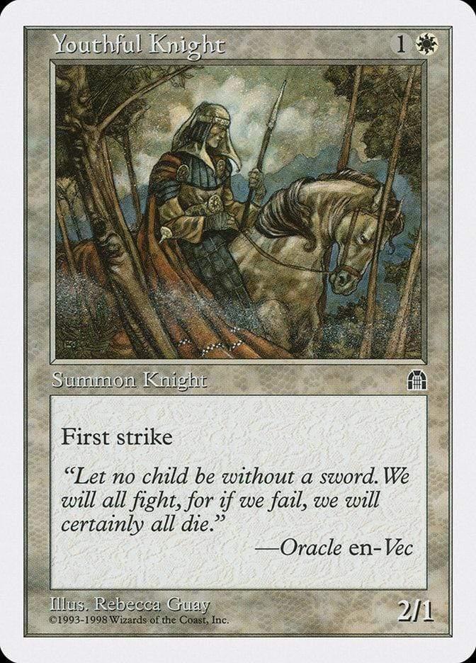 Magic: The Gathering MTG Single Youthful Knight [Anthologies]