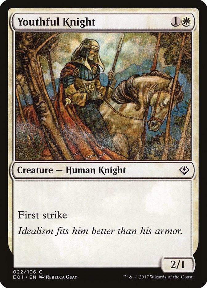 Magic: The Gathering MTG Single Youthful Knight [Archenemy: Nicol Bolas]