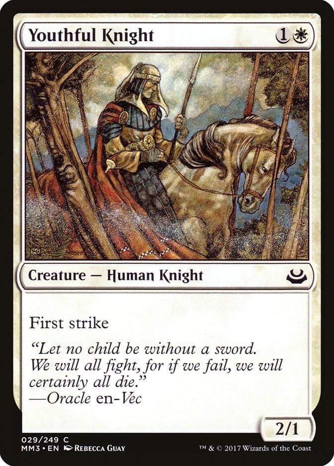 Magic: The Gathering MTG Single Youthful Knight [Modern Masters 2017]