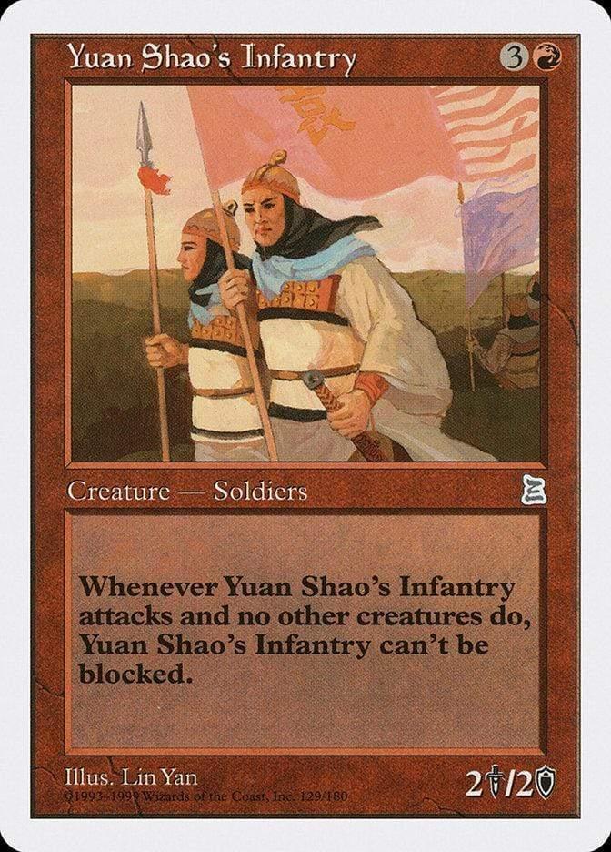 Magic: The Gathering MTG Single Yuan Shao's Infantry [Portal Three Kingdoms]