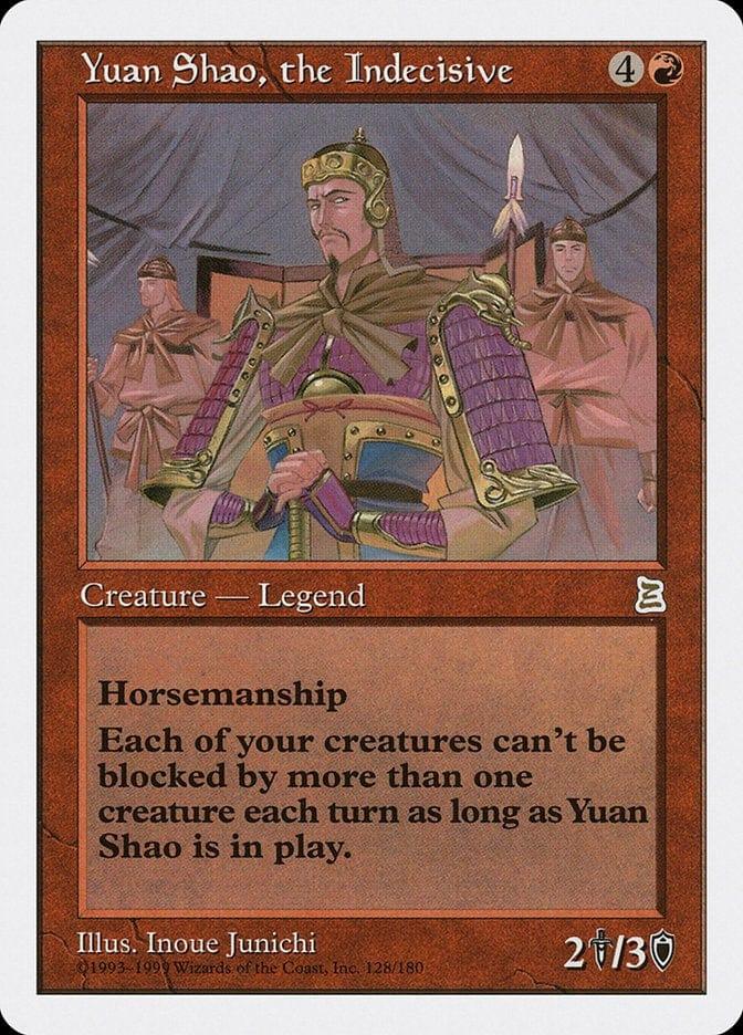 Magic: The Gathering MTG Single Yuan Shao, the Indecisive [Portal Three Kingdoms]