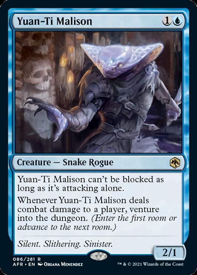 Magic: The Gathering MTG Single Yuan-Ti Malison [Dungeons & Dragons: Adventures in the Forgotten Realms]