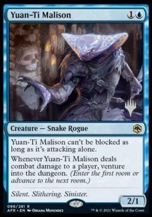 Magic: The Gathering MTG Single Yuan-Ti Malison (Promo Pack) [Dungeons & Dragons: Adventures in the Forgotten Realms Promos]