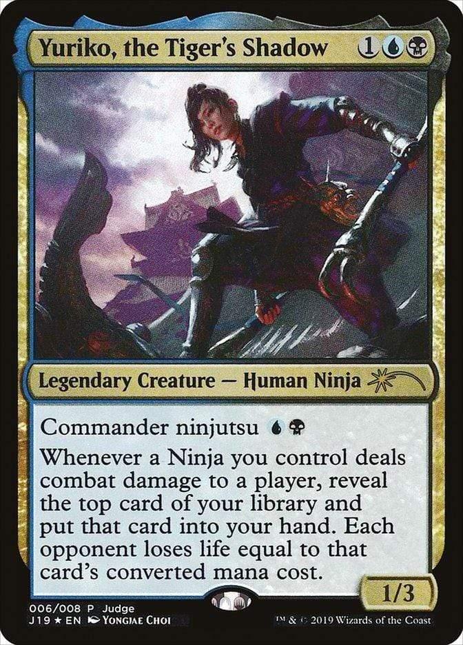Magic: The Gathering MTG Single Yuriko, the Tiger's Shadow [Judge Gift Cards 2019]
