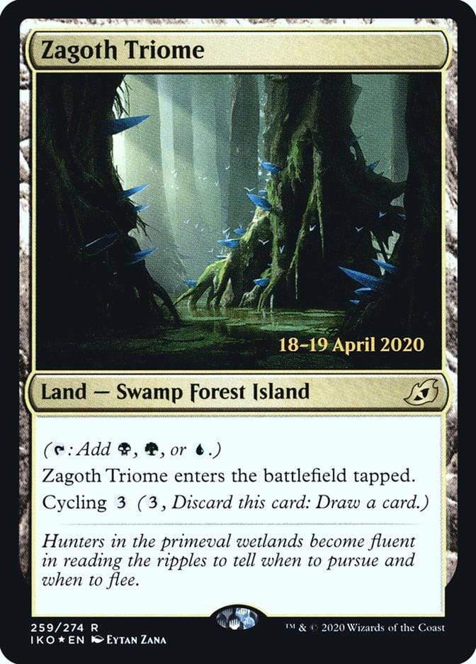 Magic: The Gathering MTG Single Zagoth Triome  [Ikoria: Lair of Behemoths Prerelease Promos]