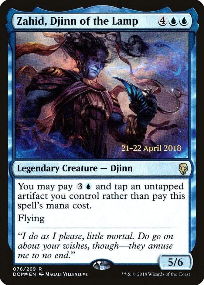 Magic: The Gathering MTG Single Zahid, Djinn of the Lamp  [Dominaria Prerelease Promos]